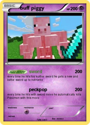 Pokemon buff piggy