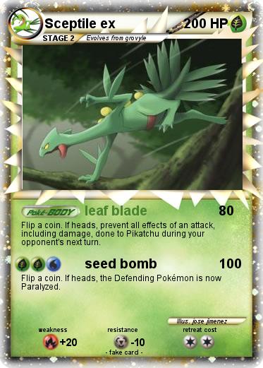 Pokemon Sceptile ex