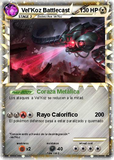 Pokemon Vel'Koz Battlecast