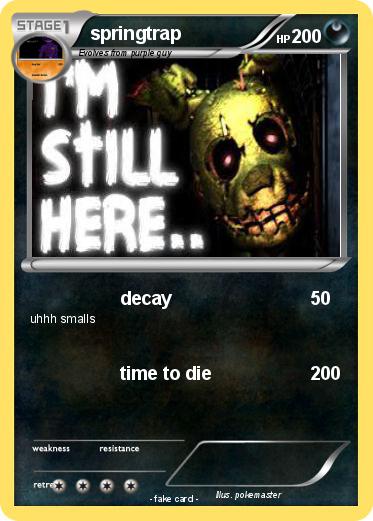 Pokemon springtrap