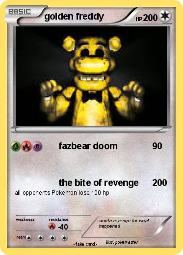Pokemon golden freddy