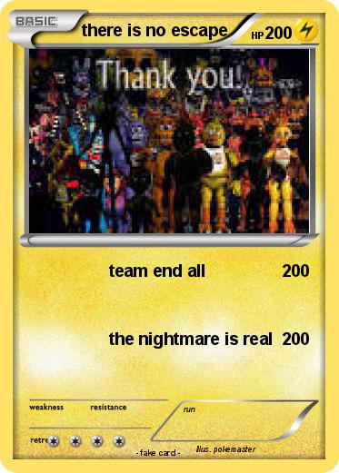 Pokemon there is no escape