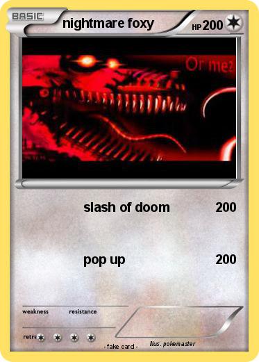 Pokemon nightmare foxy