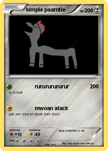 Pokemon kimpie paarntie