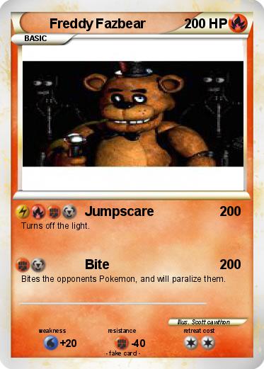 Pokemon Freddy Fazbear