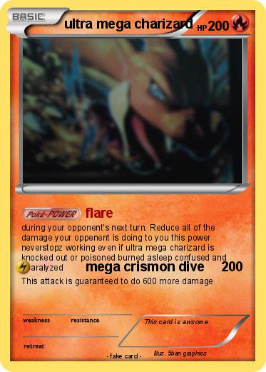 Pokemon ultra mega charizard