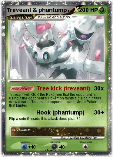 Pokemon Treveant & phantump