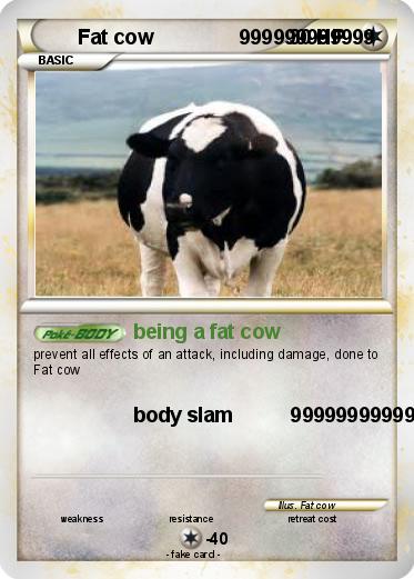 Pokemon Fat cow               999999999999