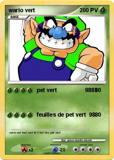Pokemon wario vert