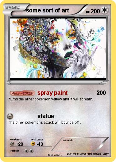 Pokemon some sort of art