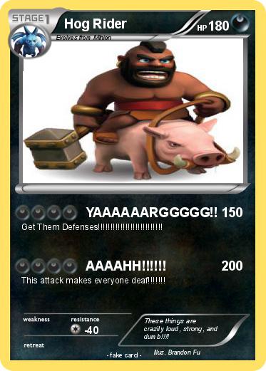 Pokemon Hog Rider
