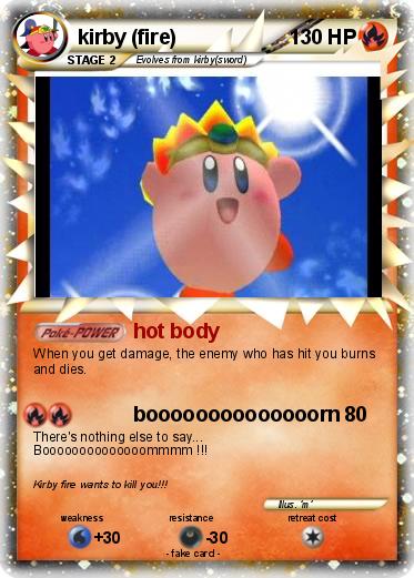 Pokemon kirby (fire)