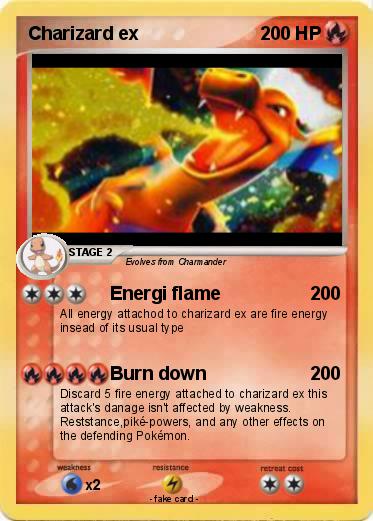 Pokemon Charizard ex