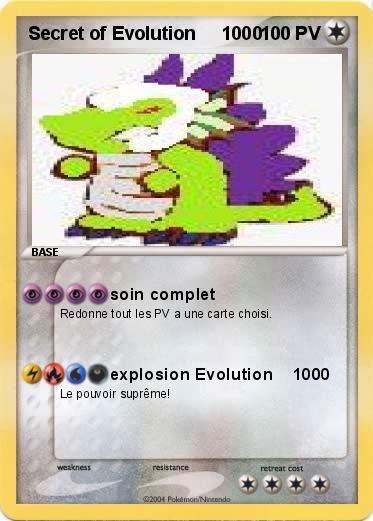 Pokemon Secret of Evolution     1000