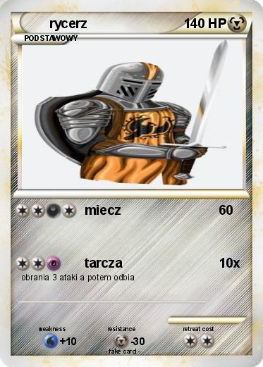 Pokemon rycerz
