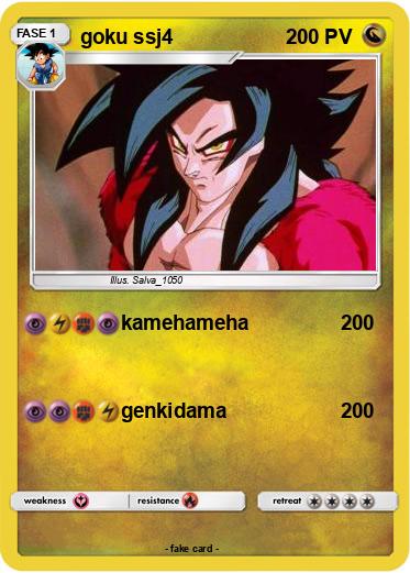 Pokemon goku ssj4
