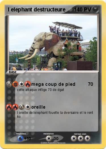 Pokemon l elephant destructeure