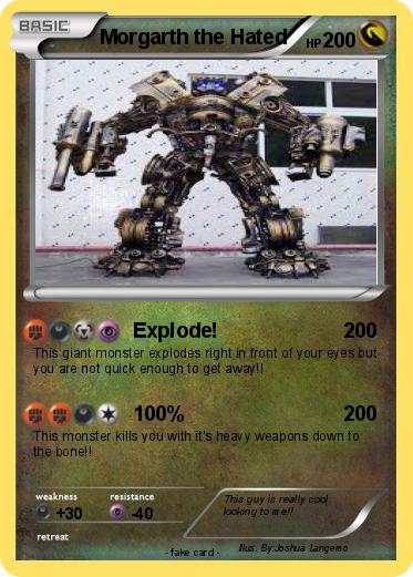 Pokemon Morgarth the Hated