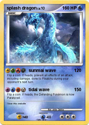 Pokemon splash dragon