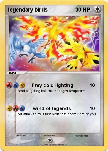 Pokemon legendary birds