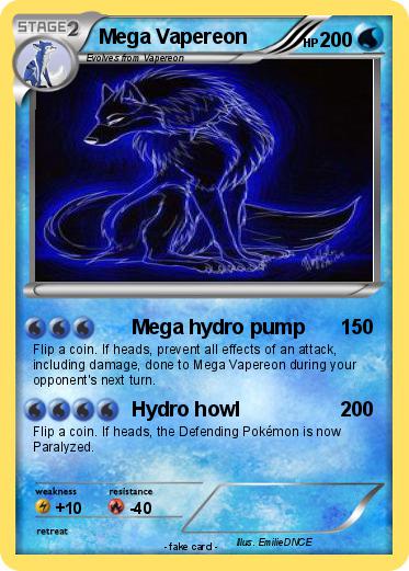 Pokemon Mega Vapereon