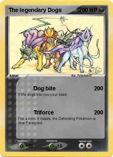 Pokemon The legendary Dogs