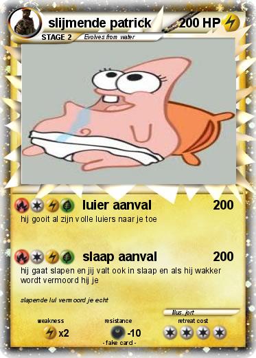 Pokemon slijmende patrick