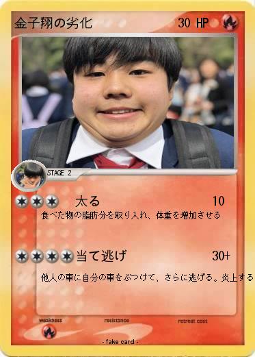 Pokemon 金子翔の劣化