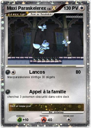 Pokemon Maxi Paraskelerex