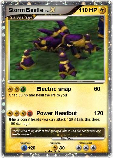 Pokemon Storm Beetle