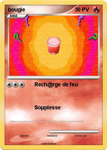 Pokemon bougie