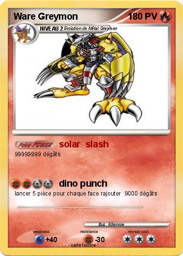 Pokemon Ware Greymon