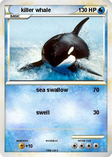 Pokemon killer whale