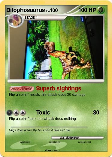 Pokemon Dilophosaurus