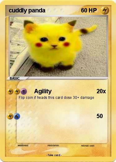 Pokemon cuddly panda