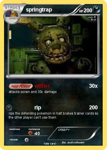 Pokemon springtrap