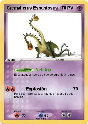 Pokemon Cremallerus Espantosus