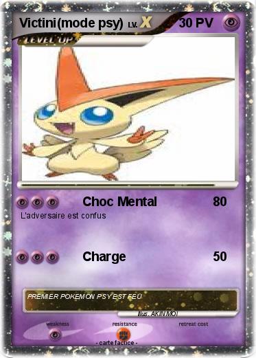 Pokemon Victini(mode psy)