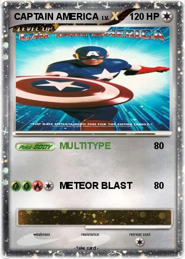 Pokemon CAPTAIN AMERICA