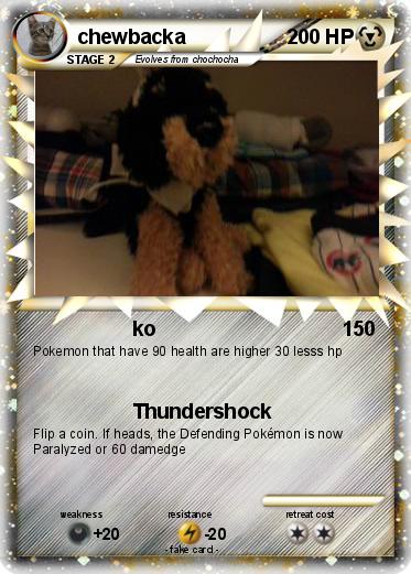 Pokemon chewbacka