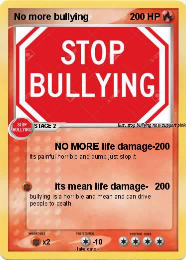 Pokemon No more bullying