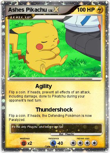 Pokemon Ashes Pikachu