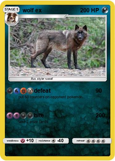 Pokemon wolf ex