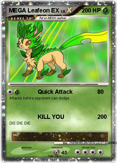 Pokemon MEGA Leafeon EX