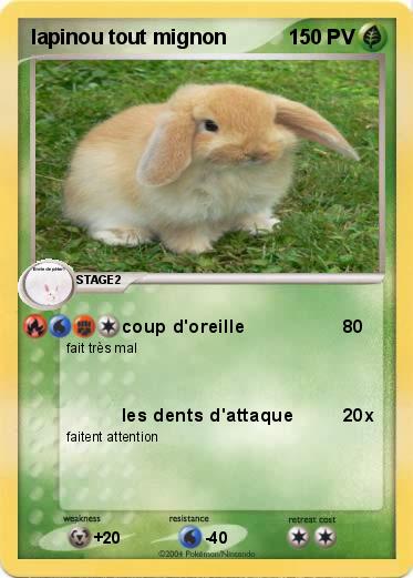 Pokemon lapinou tout mignon