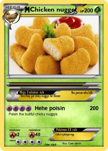 Pokemon Chicken nugget