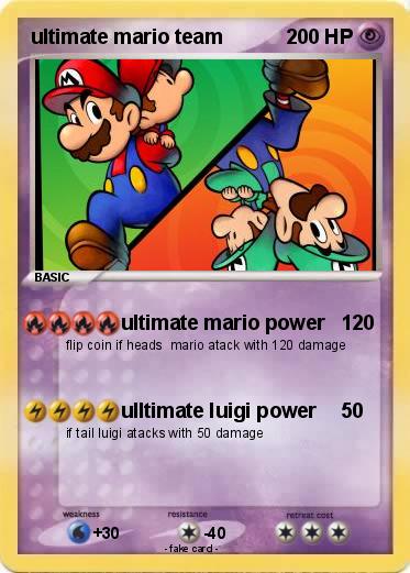 Pokemon ultimate mario team