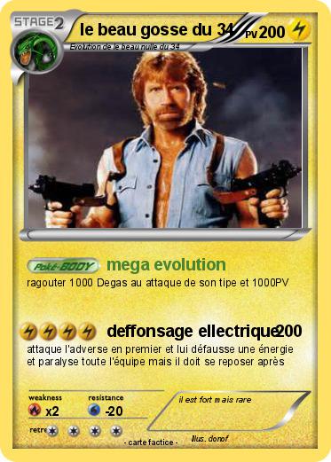 Pokemon le beau gosse du 34