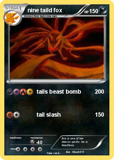 Pokemon nine taild fox