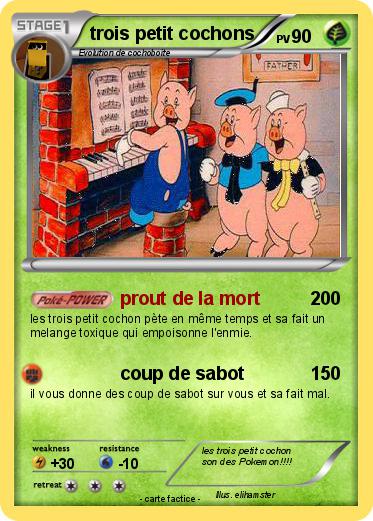 Pokemon trois petit cochons